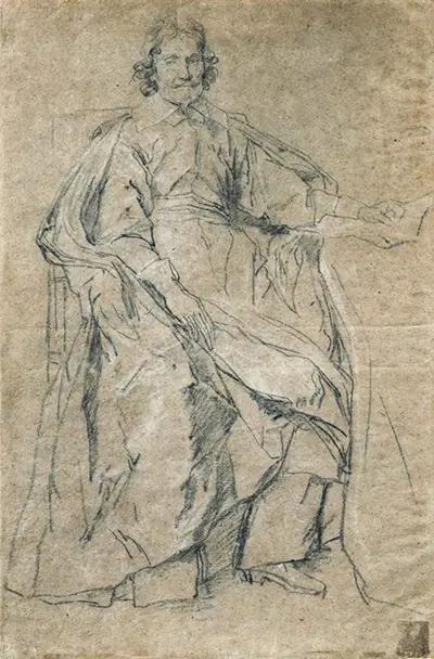 Cesare Alessandro Scaglia, Seated Anthony van Dyck